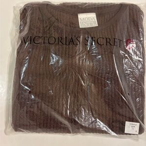 Women’s Large Moda International for Victoria's Secret Brown Sweater NEW
